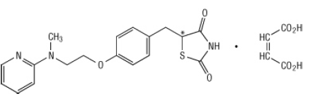 Avandia strukturformel