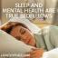 Søvn og mental sundhed er ægte sengefellows