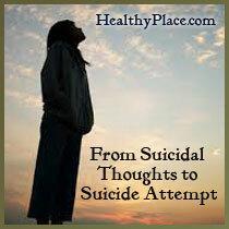 Fra selvmordstanker til selvmordsforsøg