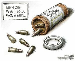 Mens gerningsmænd med pistolvold kan være mentalt syge, betyder det ikke, at de har en diagnoserbar psykisk sygdom. Hvorfor er sondringen vigtig? Læs dette.